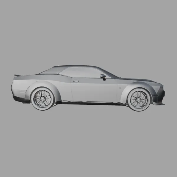 0006 Dodge Challenger SRT Hellcat 3D Model