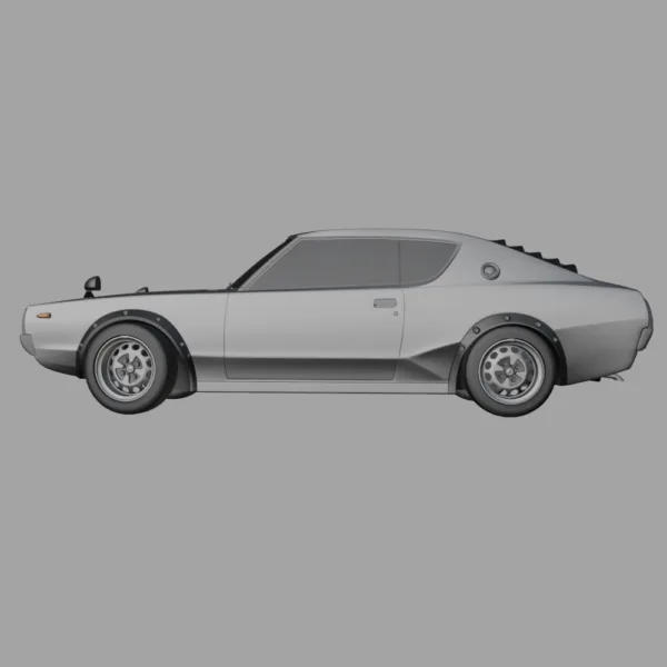 0006 Datsun 240K GT 1973 3D Model