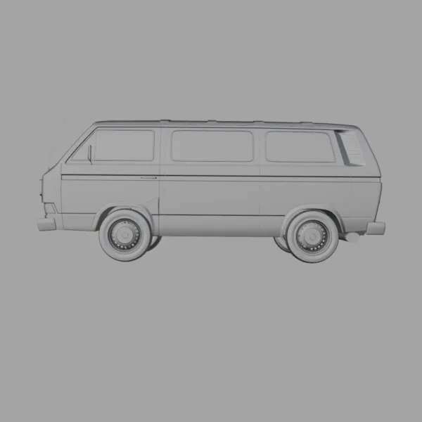 Volkswagen Transporter T3 3D Model