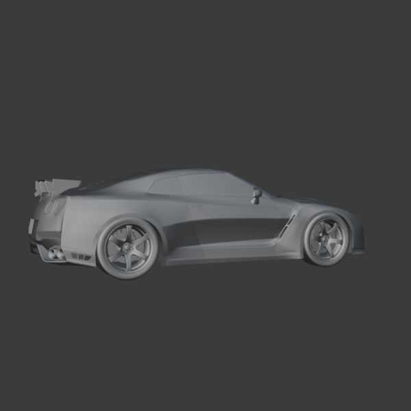 Nissan GTR R35 Godzilla 3D Model