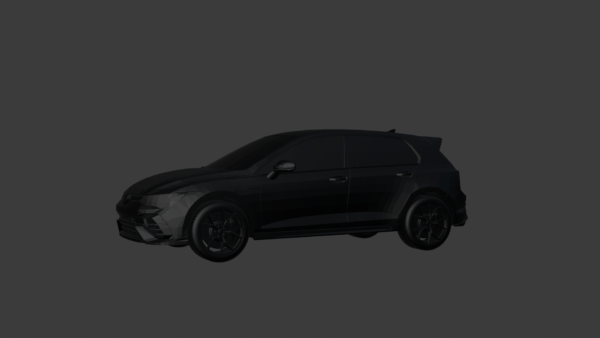Volkswagen Golf 8 R 3D Model