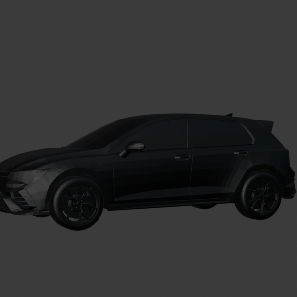 Volkswagen Golf 8 R 3D Model
