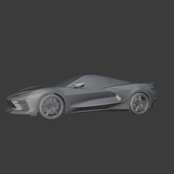 Chevrolet Corvette C8 3D Model