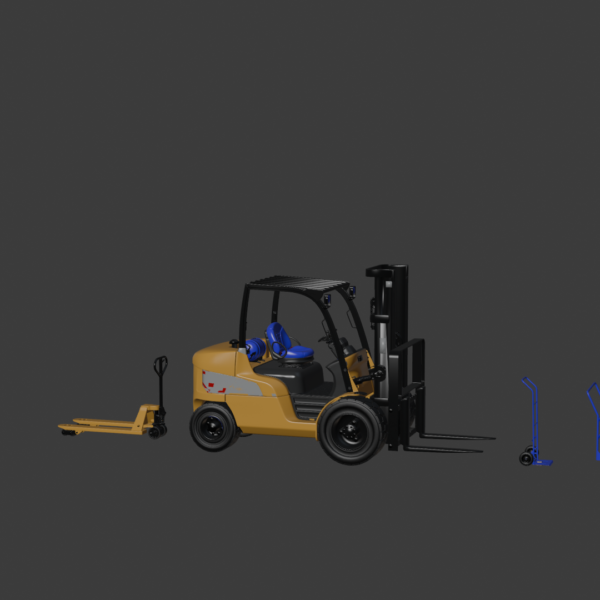 CAT Forklift 3D Model
