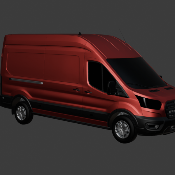 Ford Transit Van L3H3 Trend 3D Model