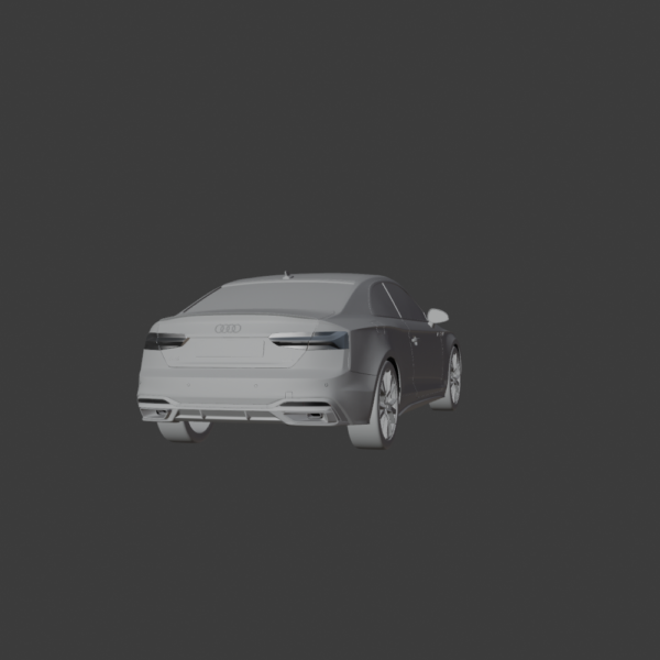 Audi A5 Coupe S-Line 3D Model