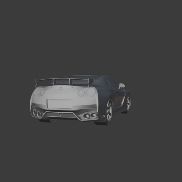 Nissan GTR R35 Godzilla 3D Model