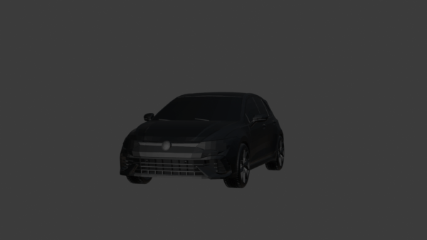 Volkswagen Golf 8 R 3D Model