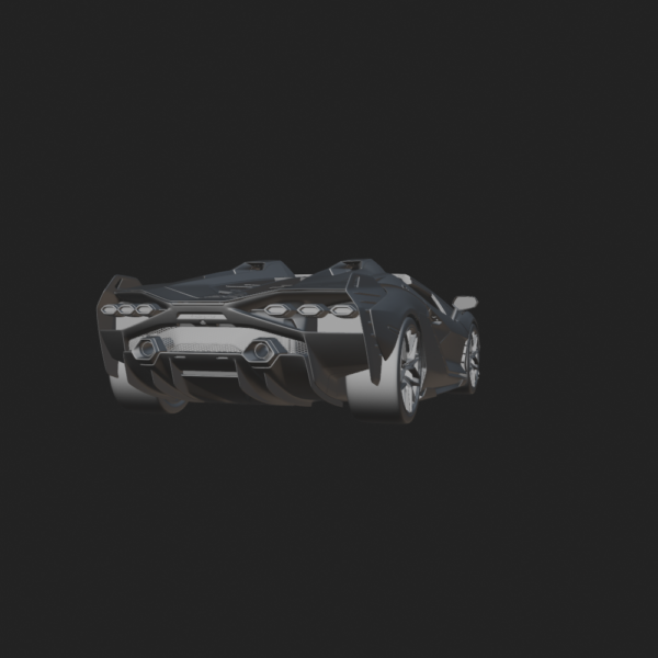 Lamborghini Sian Roadster 3D Model