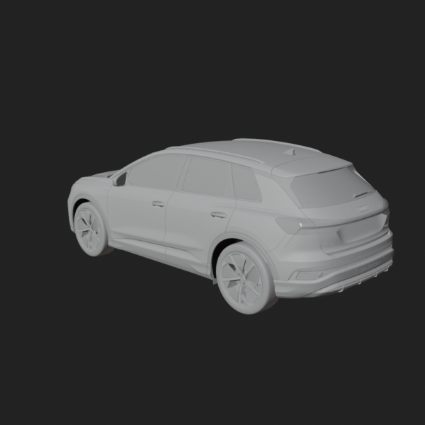 0008 Audi Q4 E-Tron S Line 3D Model