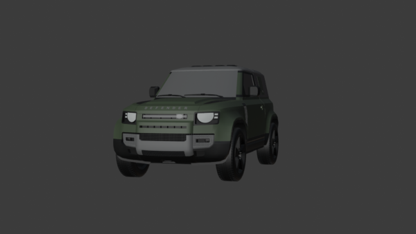 0008 Land Rover Defender 90 3D model