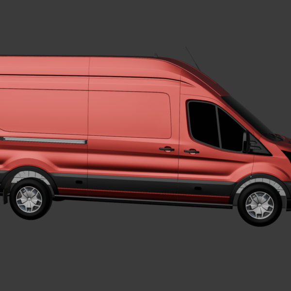 Ford Transit Van L3H3 Trend 3D Model