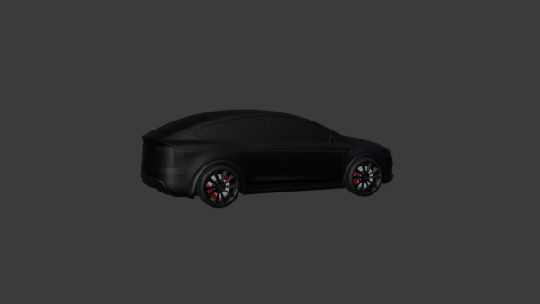 0009 (11) Tesla Model X 3D Model