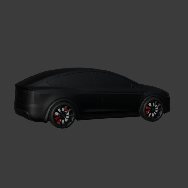 Tesla Model X 3D Model