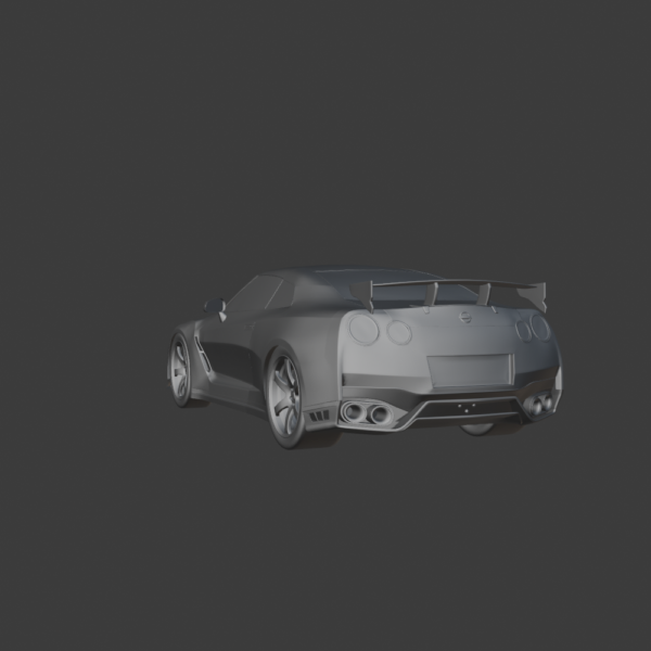 Nissan GTR R35 Godzilla 3D Model
