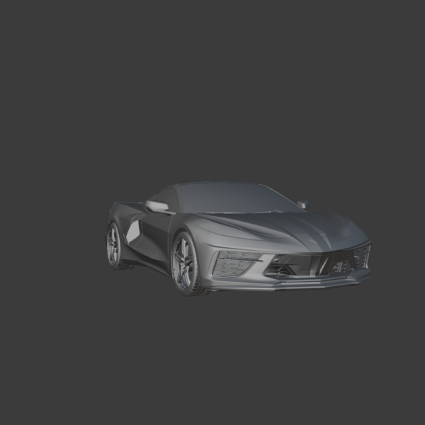 Chevrolet Corvette C8 3D Model