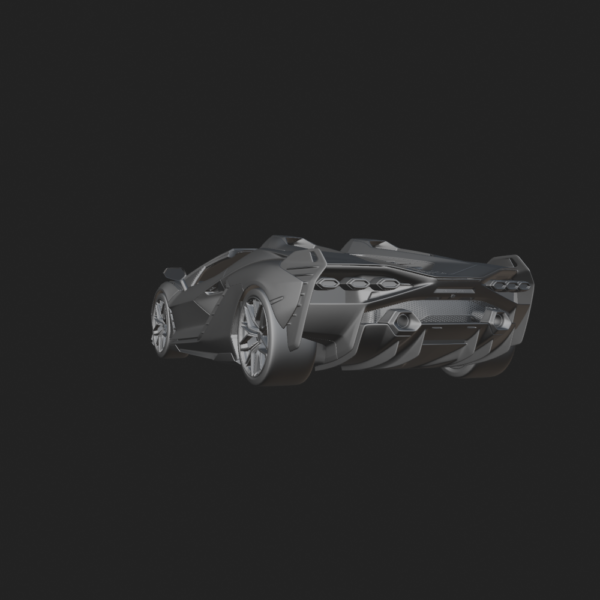 Lamborghini Sian Roadster 3D Model