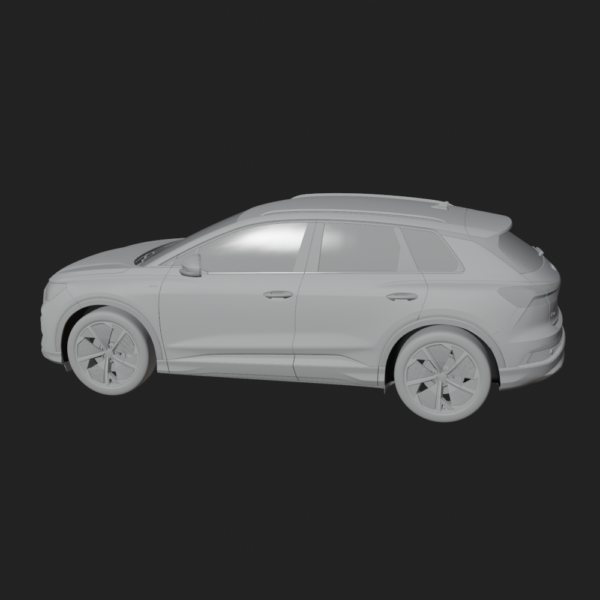 0009 Audi Q4 E-Tron S Line 3D Model