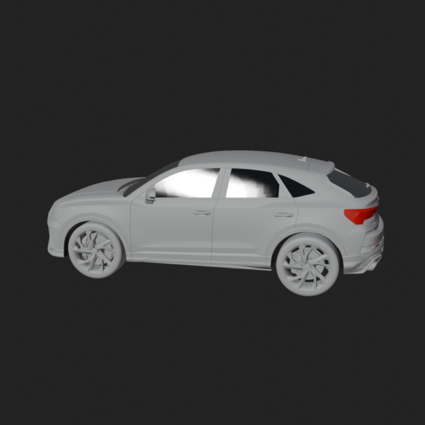 Audi RS Q3 Sportback 3D Model – Dynamic and Compact SUV