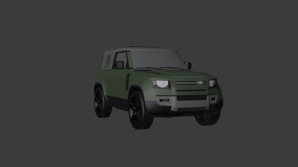 0009 Land Rover Defender 90 3D model