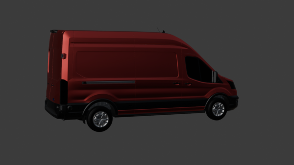 Ford Transit Van L3H3 Trend 3D Model