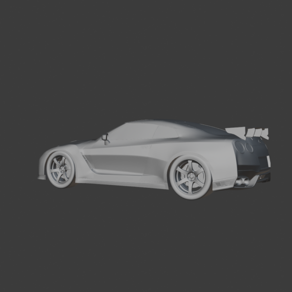 Nissan GTR R35 Godzilla 3D Model