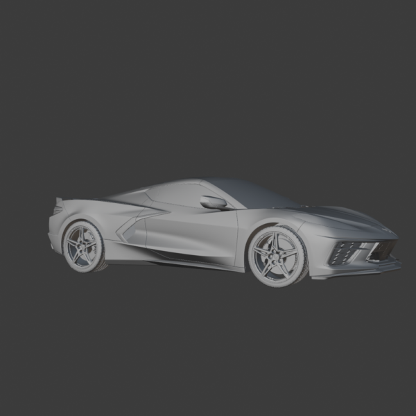 Chevrolet Corvette C8 3D Model