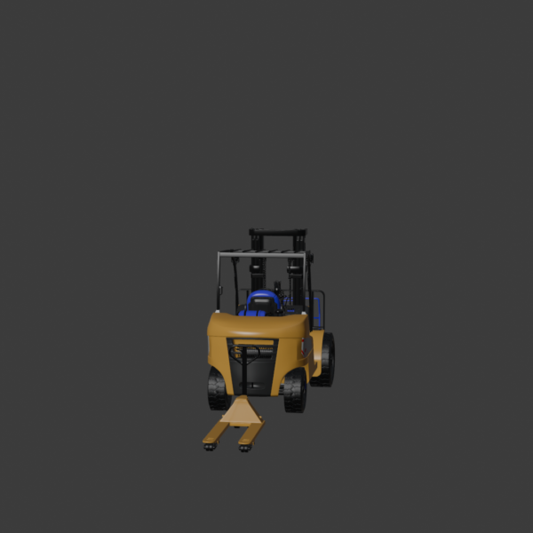 CAT Forklift 3D Model
