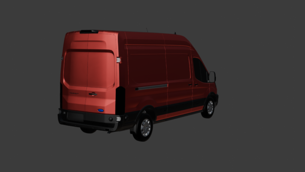 Ford Transit Van L3H3 Trend 3D Model
