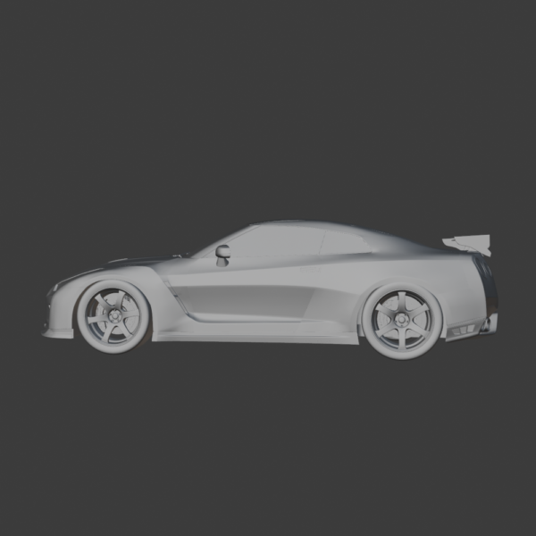 Nissan GTR R35 Godzilla 3D Model