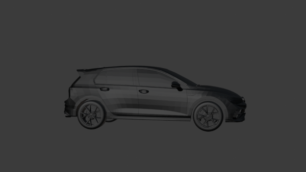 Volkswagen Golf 8 R 3D Model