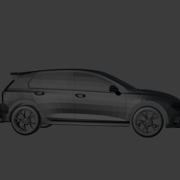 Volkswagen Golf 8 R 3D Model