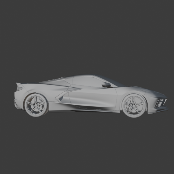 Chevrolet Corvette C8 3D Model