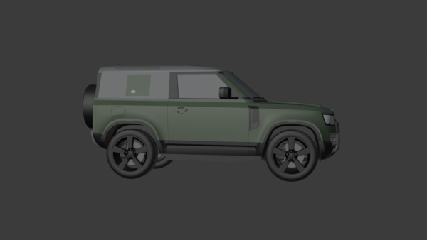 0011 Land Rover Defender 90 3D model