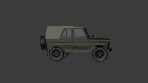 UAZ 469 (1970) 3D model
