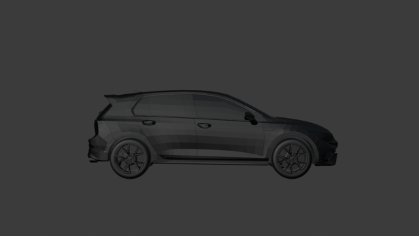 Volkswagen Golf 8 R 3D Model