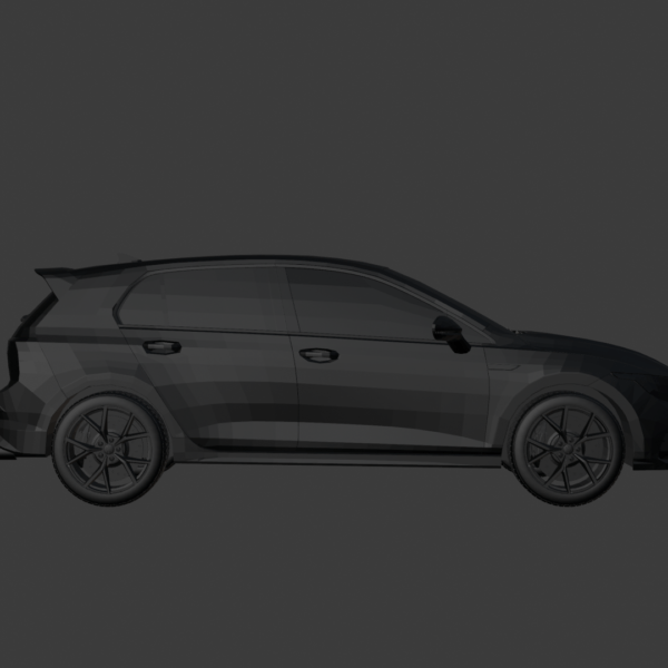 Volkswagen Golf 8 R 3D Model
