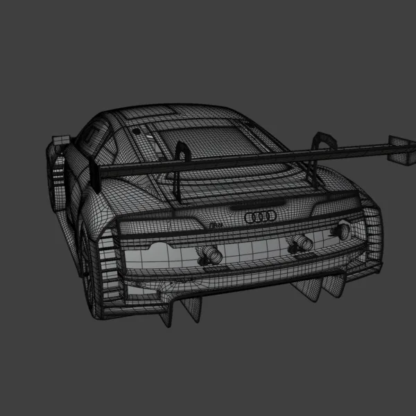Audi R8 LMS GT3 3D Model q Audi R8 LMS GT3 3D Model