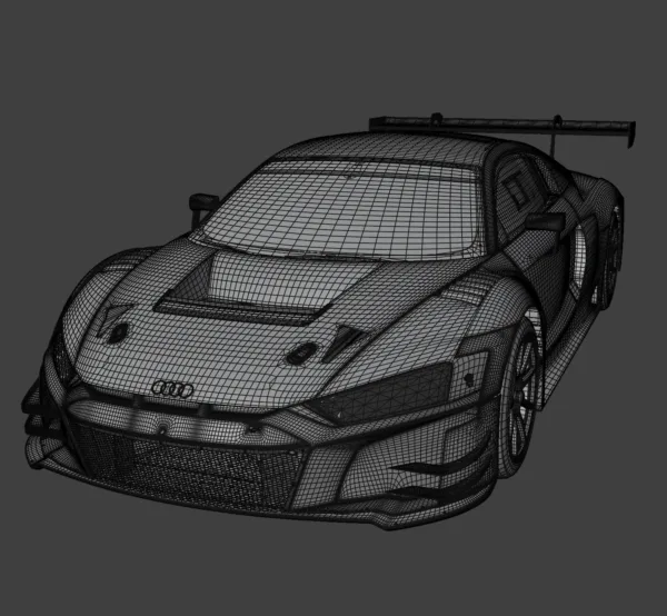 Audi R8 LMS GT3 3D Model qw Audi R8 LMS GT3 1