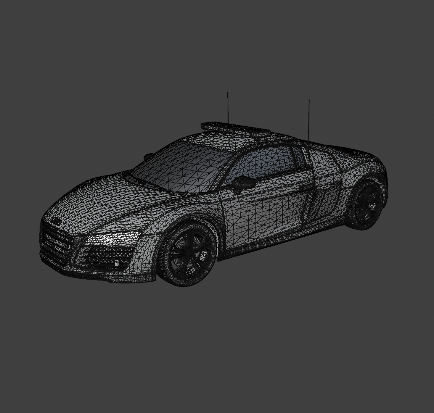 Audi R8 V10 Plus Safety 3D Model 3D Printable STL - 88Cars3D Download ...