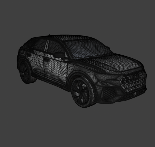 Audi RS Q3 Sportback 3D Model – Dynamic and Compact SUV