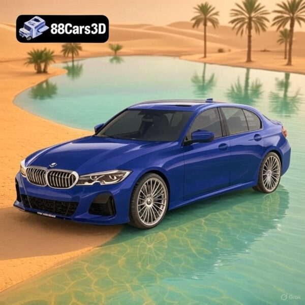 BMW-Alpina-D3-S-Sedan-3D-Model BMW Alpina D3 S Sedan 3D Model
