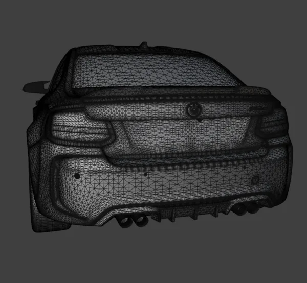 BMW M2 CS 2020 3D Model1