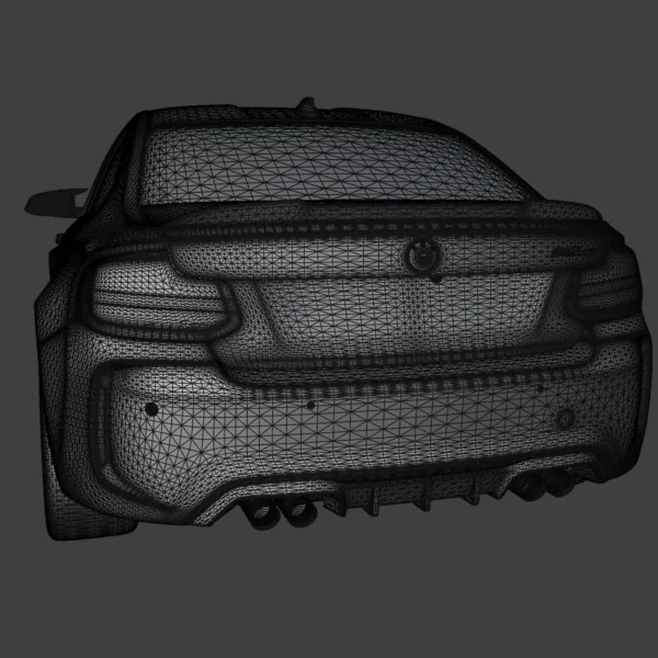 BMW M2 CS 2020 3D Model1