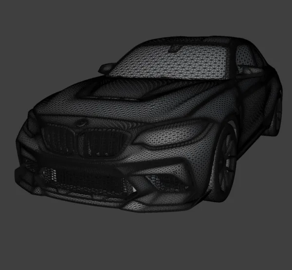 BMW M2 CS 2020 3D Model