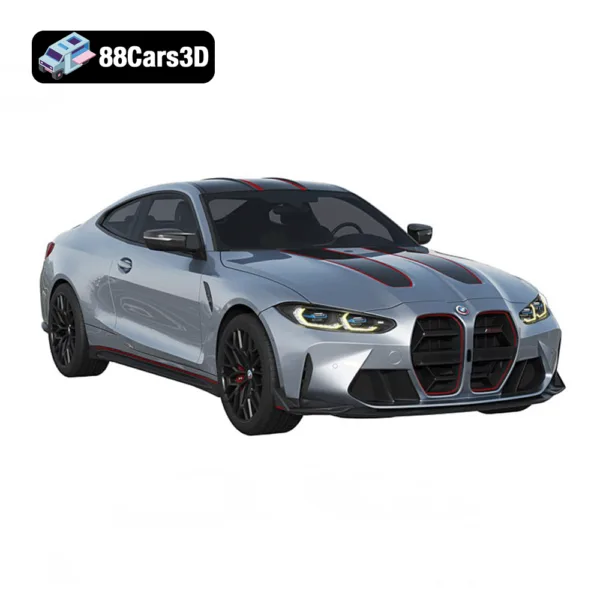 BMW M4 CSL 3D Model