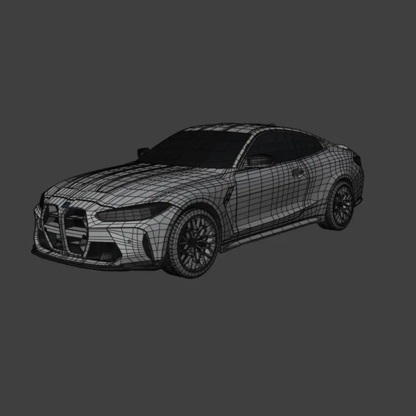 BMW M4 CSL 3D Model