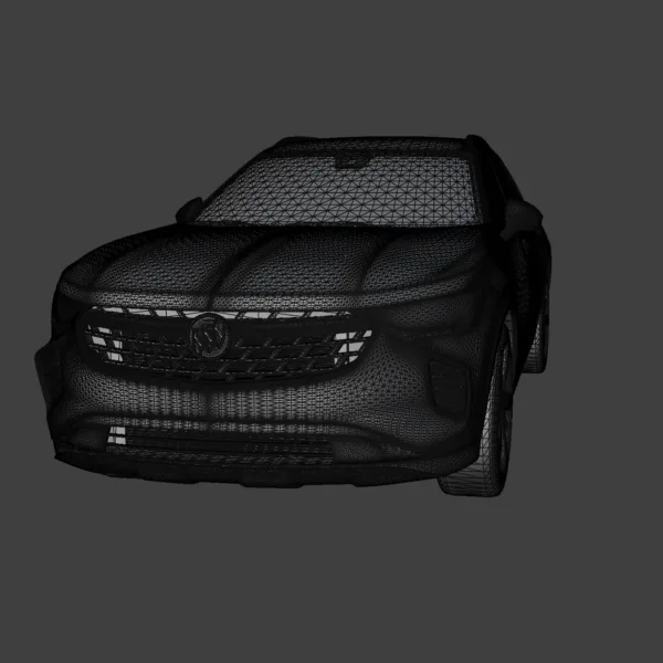 Buick Envision 3D Model1 Buick Envision 3D Model Mid Size Luxury SUV