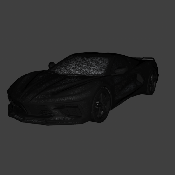 Chevrolet Corvette C8 3D Model