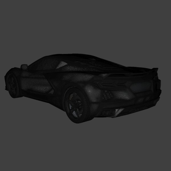 Chevrolet Corvette C8 3D Model